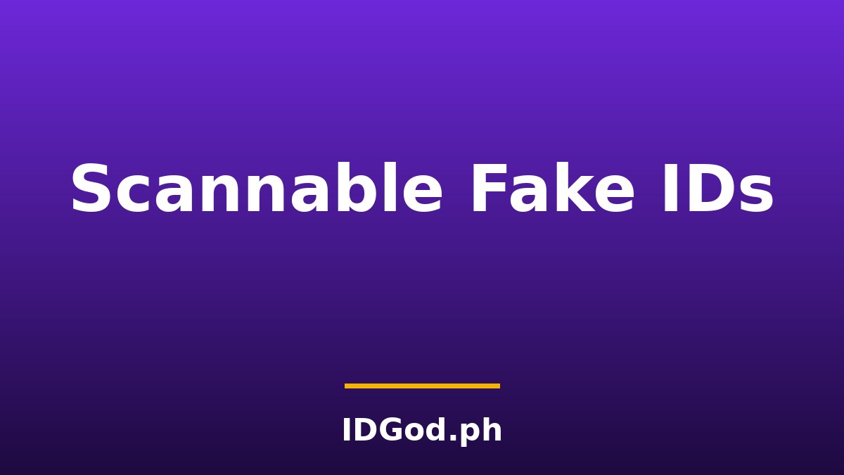 Scannable Fake IDs: How a Scannable ID Is Built and Verified