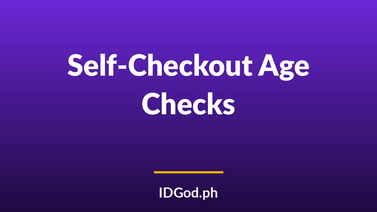 Self-Checkout and Vending Machine Age Verification: How the Gate Works
