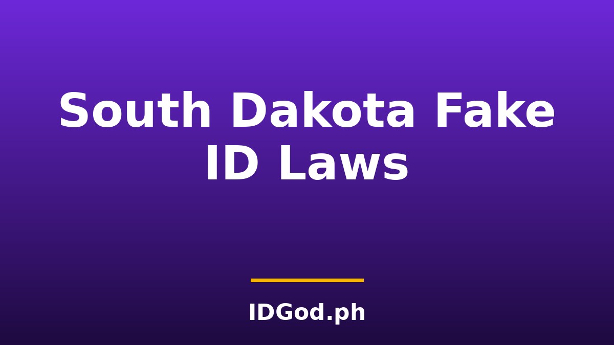 South Dakota Fake ID Laws and Detection: A 2026 Guide