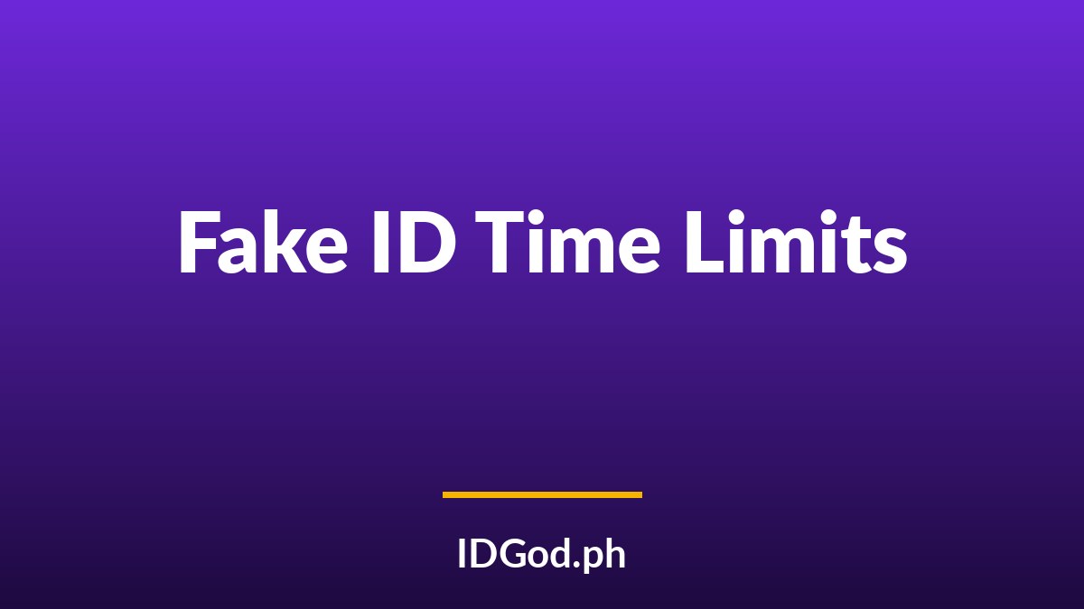 The Statute of Limitations on Fake ID Charges
