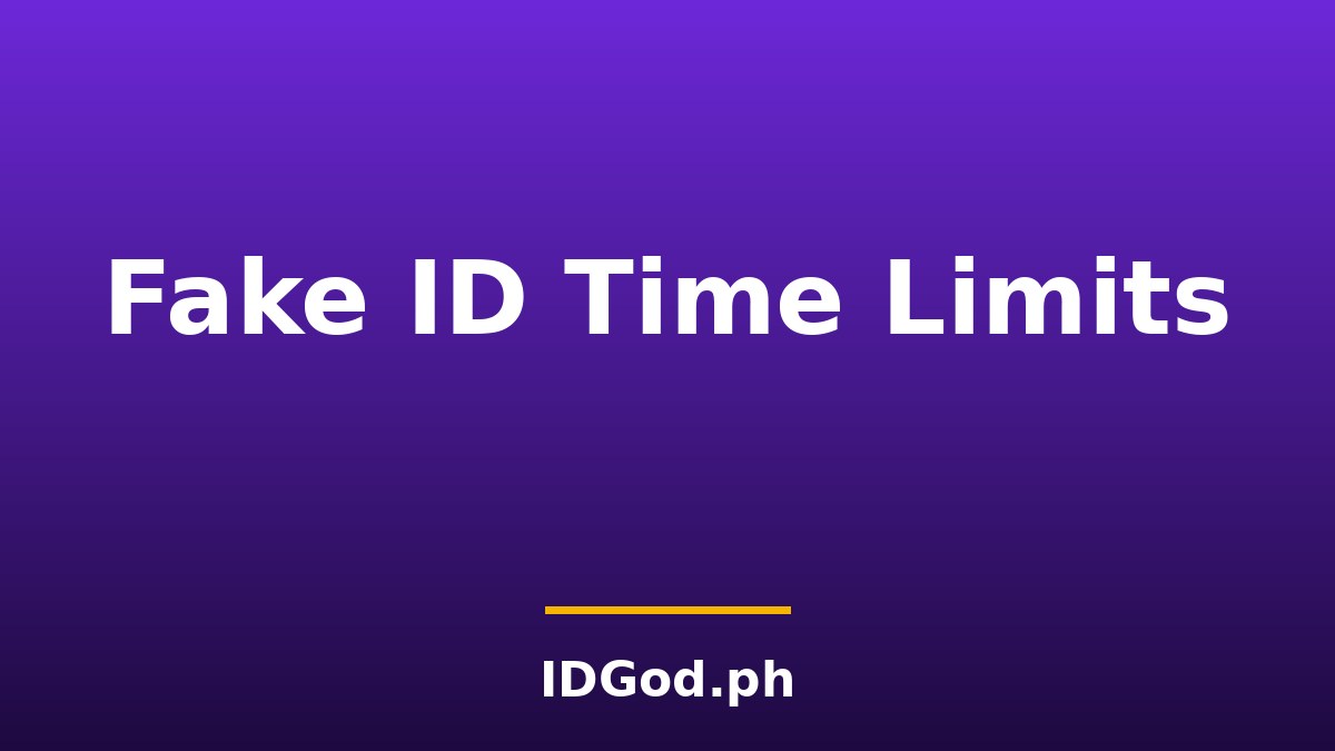 The Statute of Limitations on Fake ID Charges