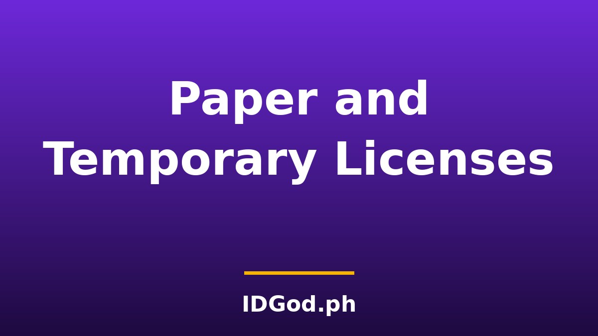 Temporary and Paper Driver's Licenses: How Venues and Scanners Treat Them