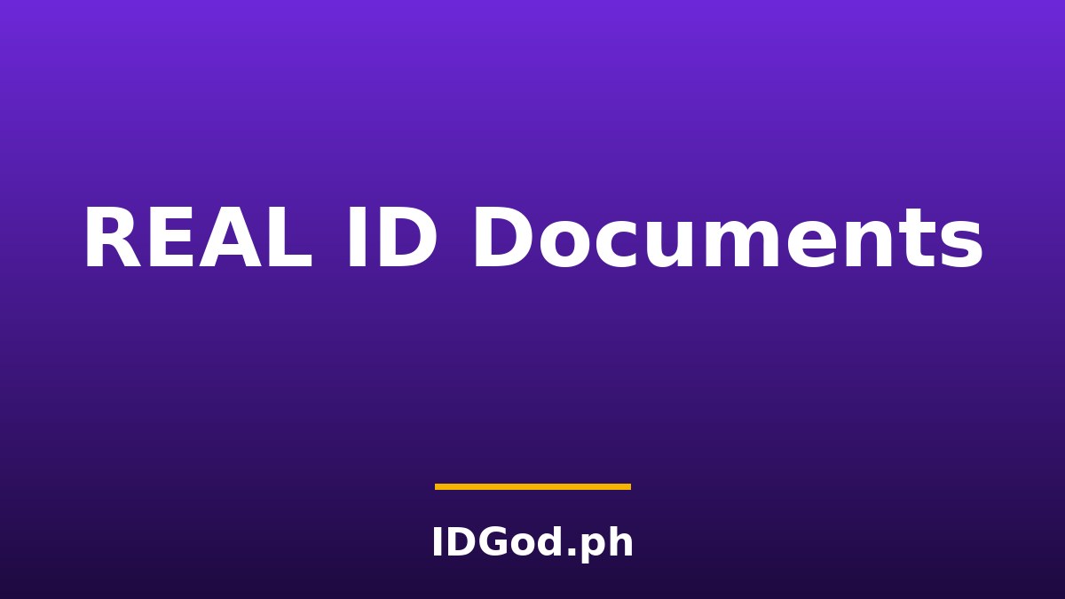 What Documents Do You Need for a REAL ID?