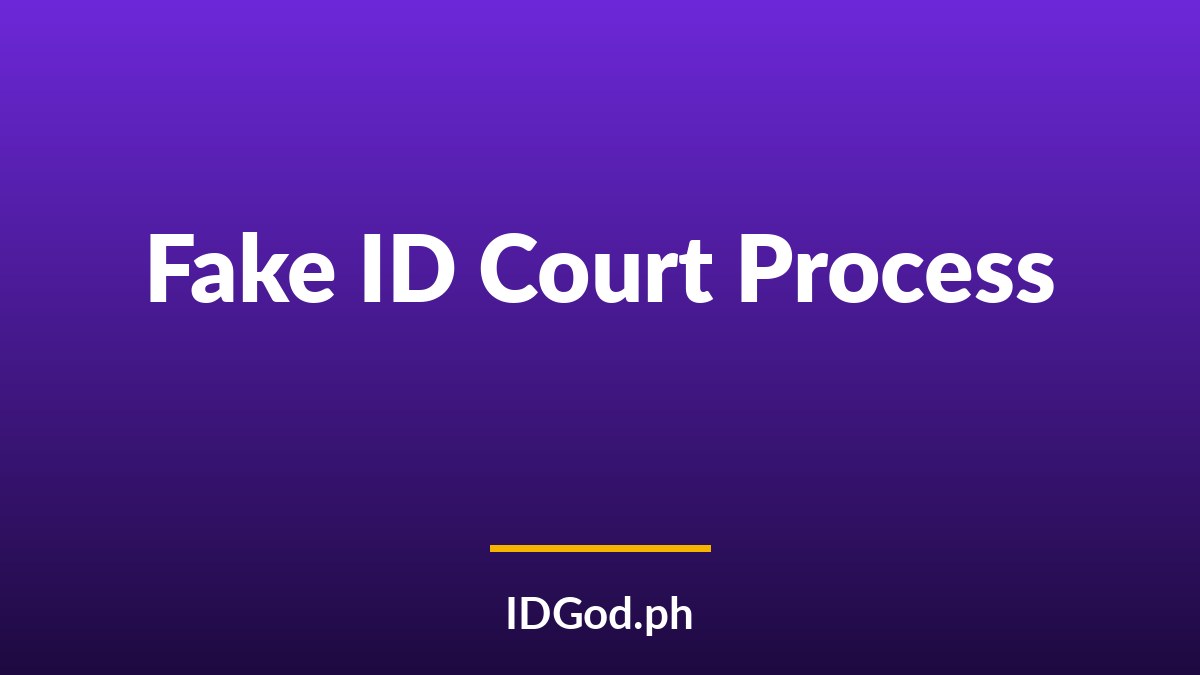 What Happens in Court After a Fake ID Charge
