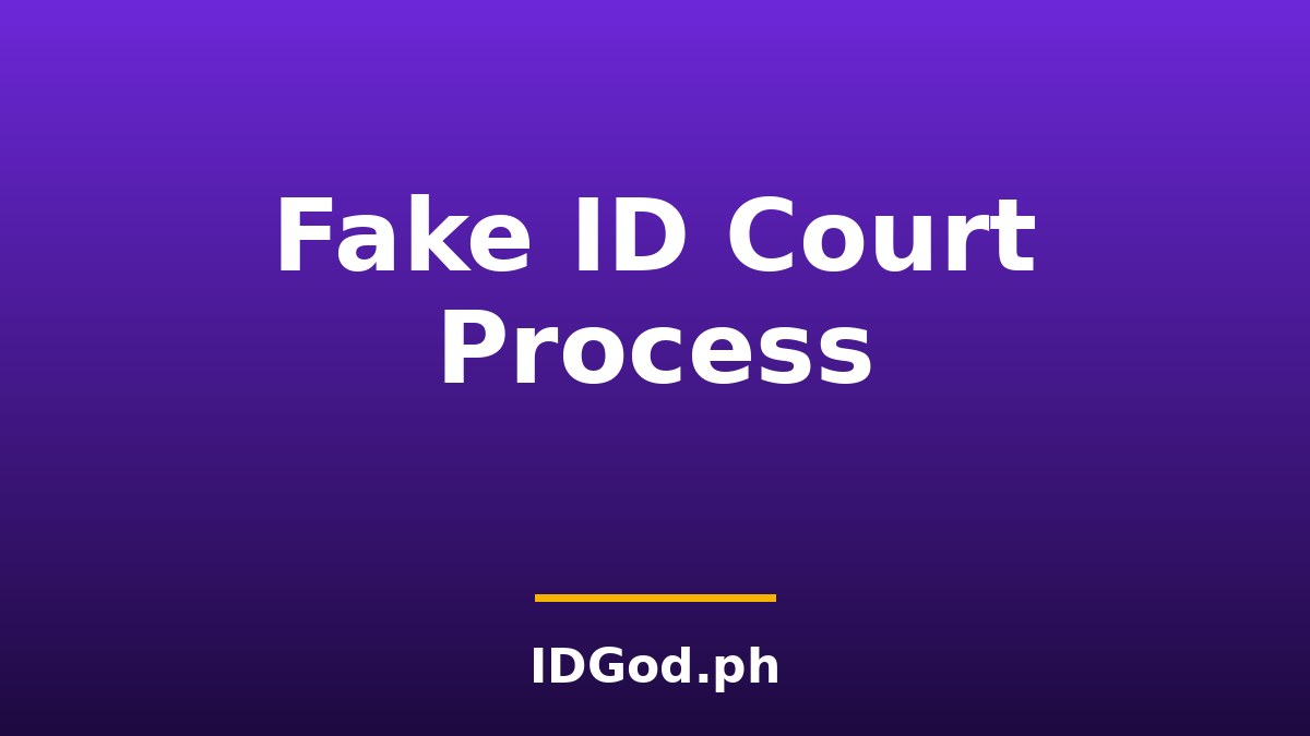 What Happens in Court After a Fake ID Charge