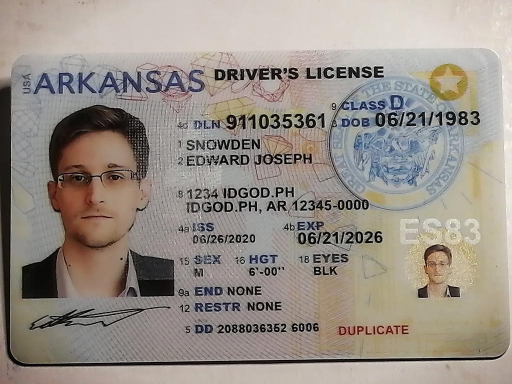 High-Quality Arkansas Fake ID with Security Features