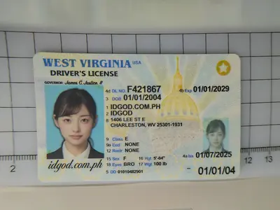 West Virginia Polycarbonate - Official State Material Fake ID Fake ID
