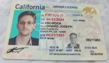 California Polycarbonate - Official State Material Fake ID Fake ID