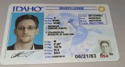 Idaho Polycarbonate - Official State Material Fake ID Fake ID