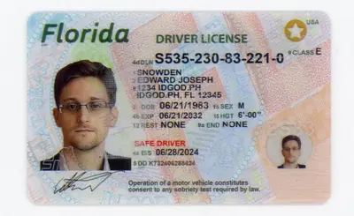 Florida Polycarbonate - Official State Material Fake ID Fake ID