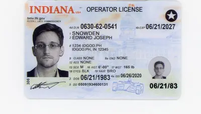 Indiana Fake ID | Buy Scannable IN IDs with UV Holograms ID God