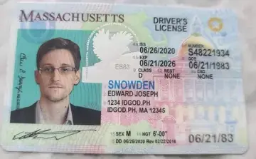 Massachusetts Polycarbonate - Official State Material Fake ID