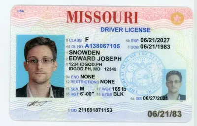Missouri Polycarbonate - Official State Material Fake ID Fake ID