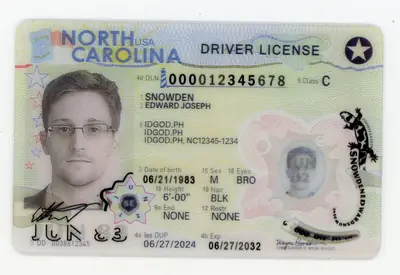 North Carolina Fake ID | Buy Scannable IDs with UV Holograms Fake ID