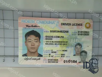 North Carolina Polycarbonate - Official State Material Fake ID Fake ID