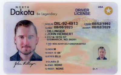 North Dakota Fake ID | Buy Scannable IDs with UV Holograms ID God
