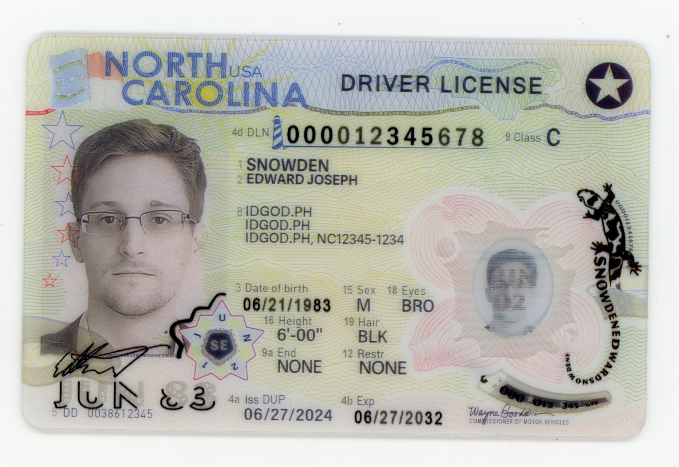 North Carolina Fake ID Fake ID