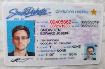 High-Quality South Dakota Fake ID with Security Features