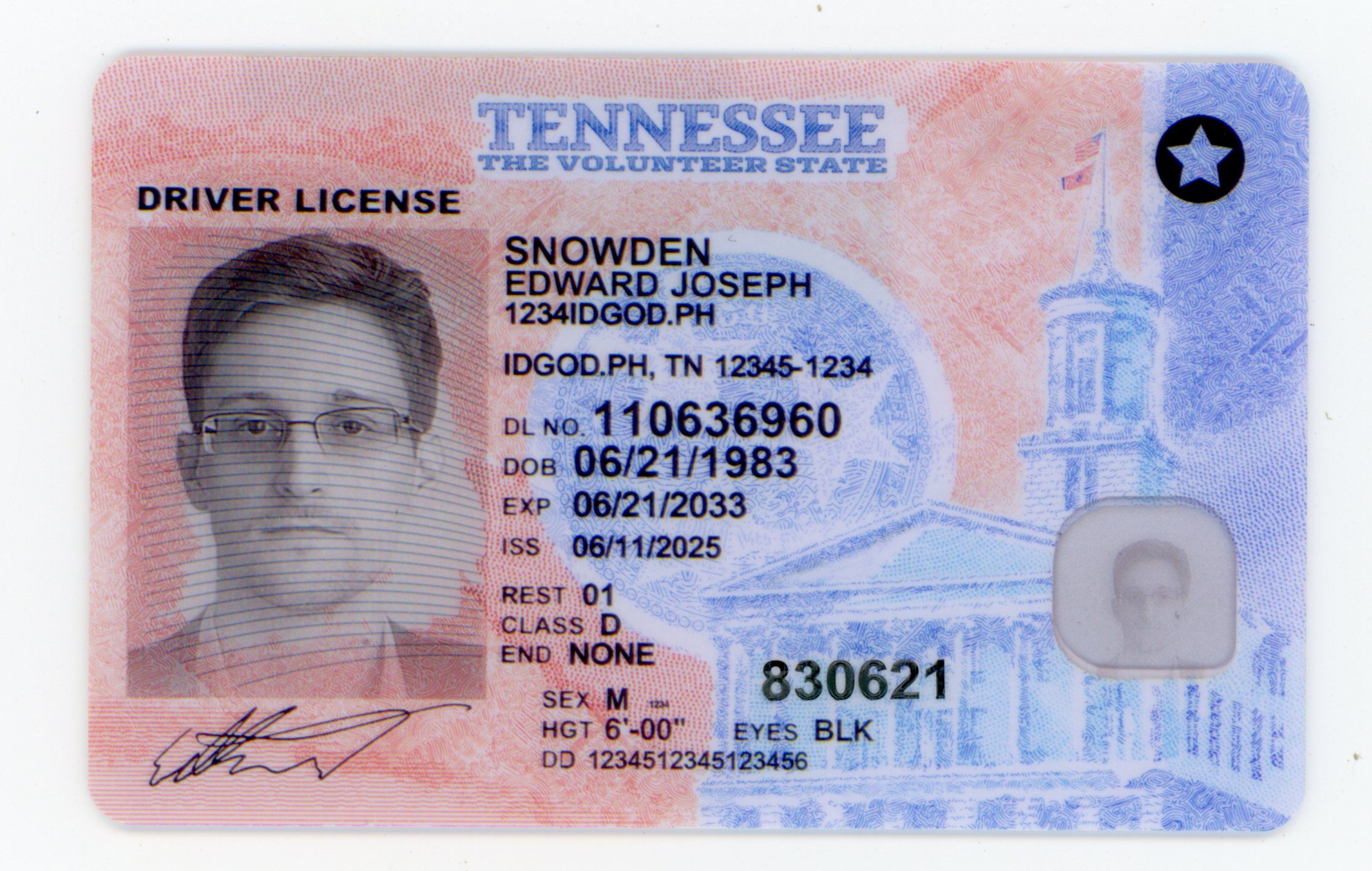 Premium Tennessee Fake ID